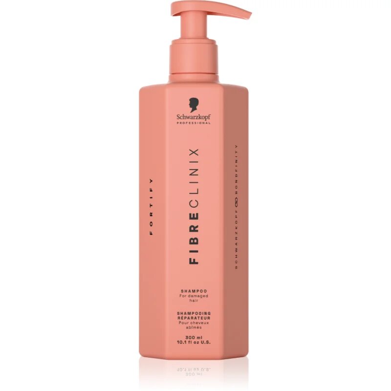 Schwarzkopf Professional Fibre Clinix Fortify Shampoo șampon pentru parul deteriorat si fragil 300 ml