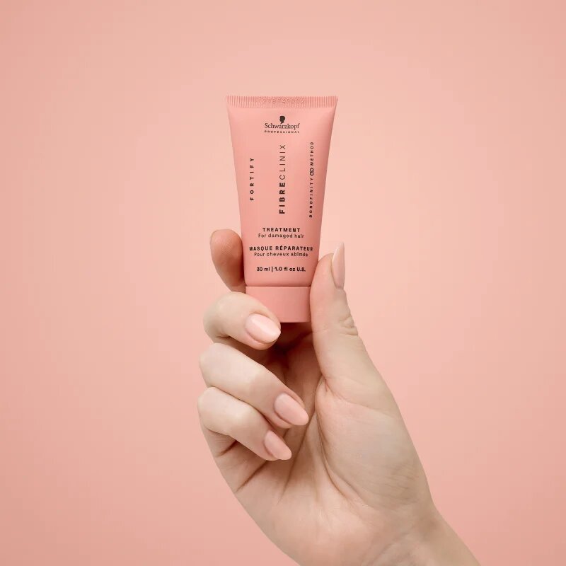 Schwarzkopf Professional Fibre Clinix Fortify Treatment mască fortifiantă pentru par deteriorat 30 ml
