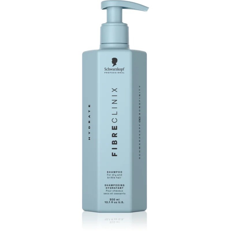 Schwarzkopf Professional Fibre Clinix Hydrate Shampoo sampon hidratant pentru par uscat 300 ml