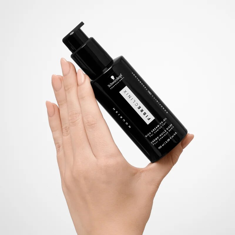 Schwarzkopf Professional Fibre Clinix Rich Cream-to-Oil ulei hrănitor pentru par indisciplinat 100 ml