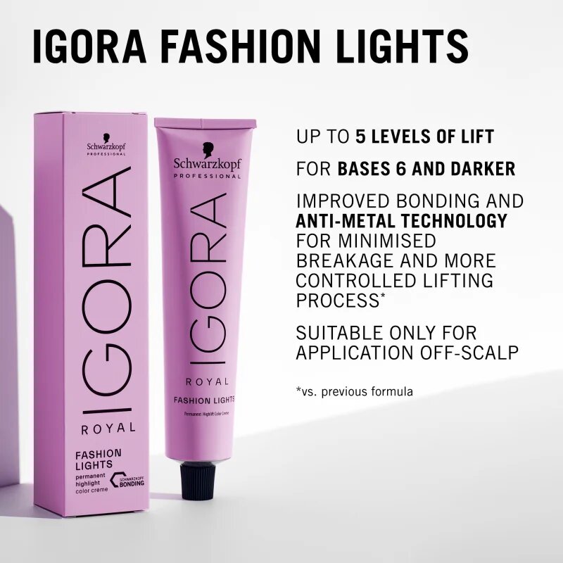 Schwarzkopf Professional IGORA Royal Fashion Lights crema decoloranta pentru păr culoare L-00 60 ml