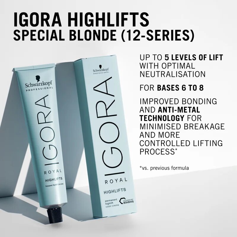Schwarzkopf Professional IGORA Royal Highlifts vopsea cremă pentru nuante inchise de blond culoare 12-21 60 ml