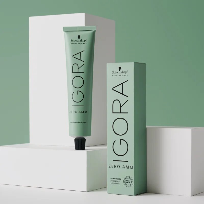 Schwarzkopf Professional IGORA ZERO AMM Culoare permanenta pentru par fără amoniac culoare 5-00 60 ml