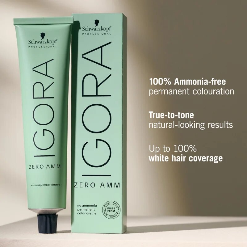 Schwarzkopf Professional IGORA ZERO AMM Culoare permanenta pentru par fără amoniac culoare 6-06 60 ml