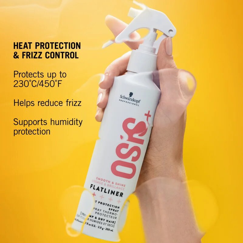 Schwarzkopf Professional Osis+ Flatliner spray pentru protecția termică a părului 200 ml