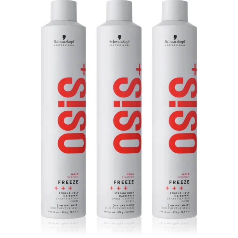 Schwarzkopf Professional Osis+ Freeze fixativ cu fixare puternică ambalaj economic