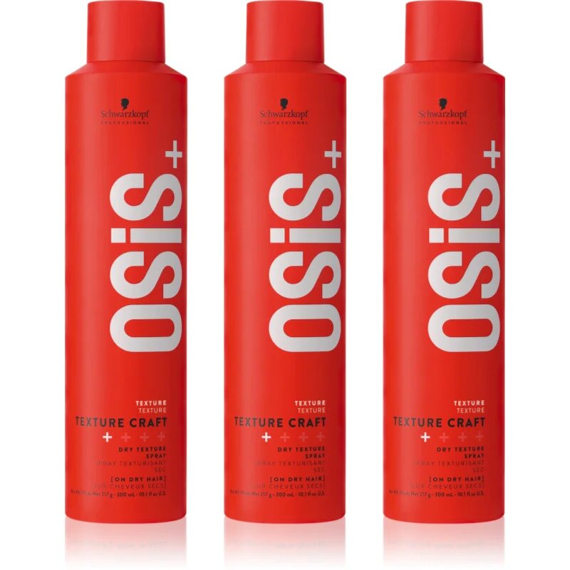 Schwarzkopf Professional Osis+ Texture Craft spray uscat texturizant ambalaj economic