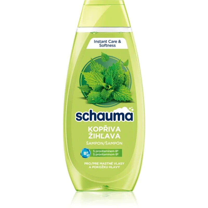 Schauma Nettle Freshness sampon pentru curatare pentru par si scalp gras 400 ml