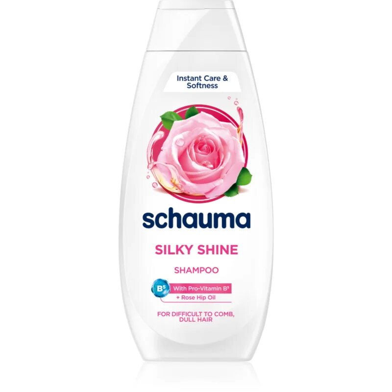 Schwarzkopf Schauma Rose Oil sampon si balsam 2 in 1 pentru par usor de pieptanat 400 ml