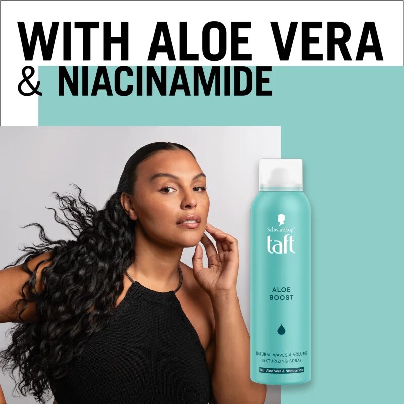 Schwarzkopf Taft Aloe Boost spray uscat texturizant 150 ml