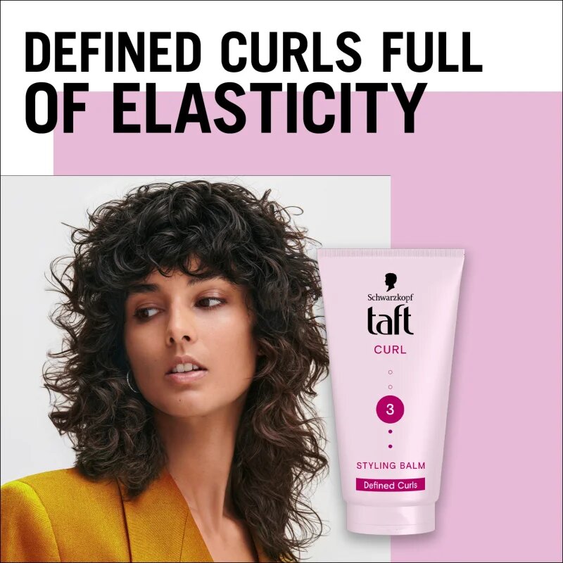 Schwarzkopf Taft Curl Balsam modelator pentru păr creț 150 ml