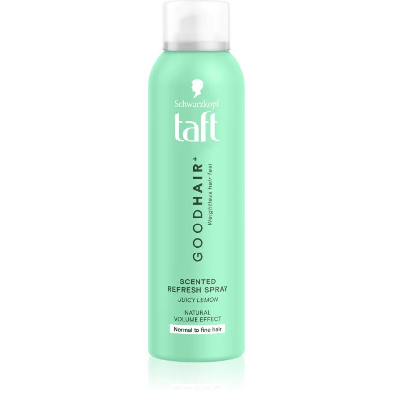 Schwarzkopf Taft Good Hair Spray revigorant pentru par fin si normal parfum Juicy Lemon 150 ml