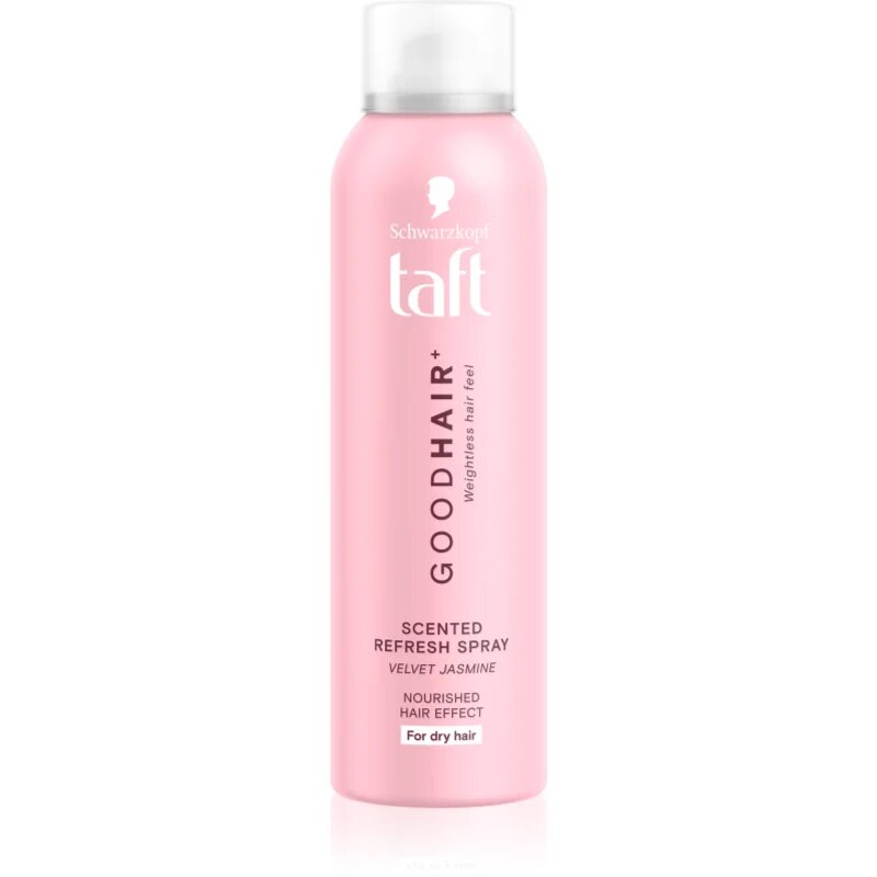 Schwarzkopf Taft Good Hair Spray revigorant pentru par uscat parfum Velvet Jasmine 150 ml