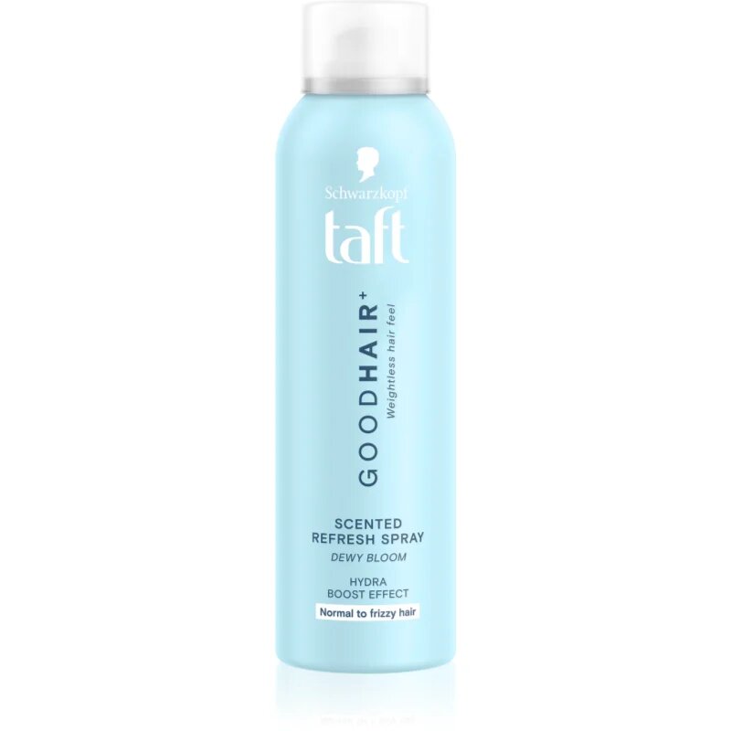 Schwarzkopf Taft Good Hair Spray revigorant pentru părul pleoștit și electrizat parfum Dewy Bloom 150 ml