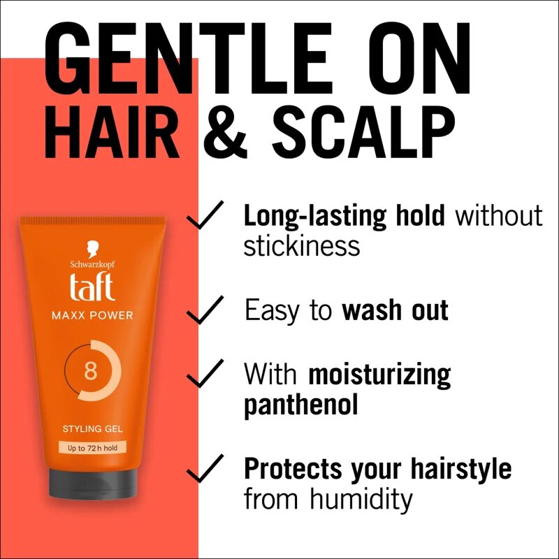 Schwarzkopf Taft Men gel foarte puternic pentru păr 150 ml