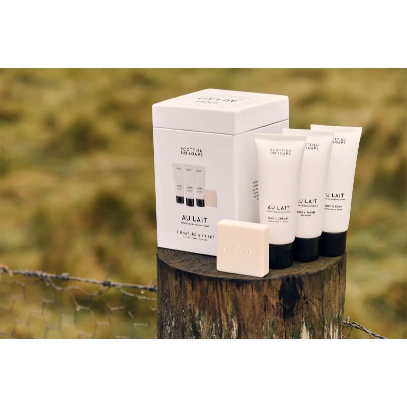 Scottish Fine Soaps Au Lait set cadou pentru corp