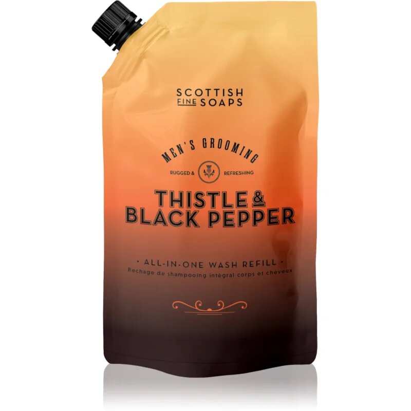 Scottish Fine Soaps Thistle & Black Pepper săpun lichid rezervă 1200 ml