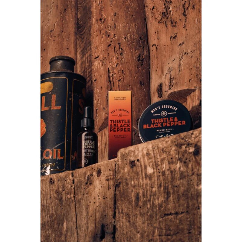Scottish Fine Soaps Thistle & Black Pepper ulei pentru barba 30 ml