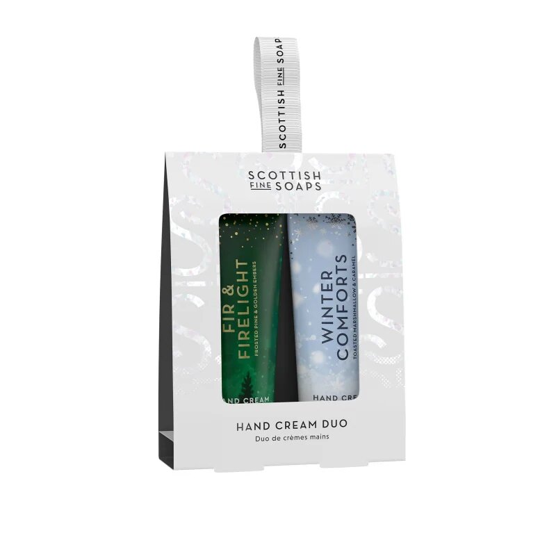 Scottish Fine Soaps Winter Comforts & Fir & Firelight set cadou de maini 2x30 ml