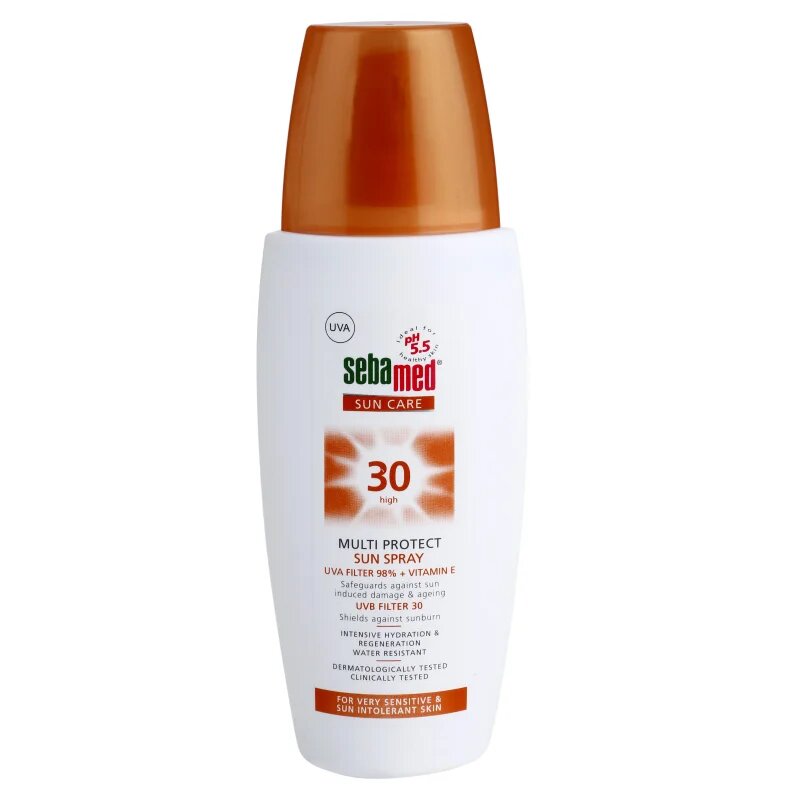 Sebamed Sun Care Multi Protect Sun Spray spray solar pentru piele sensibila SPF 30 150 ml
