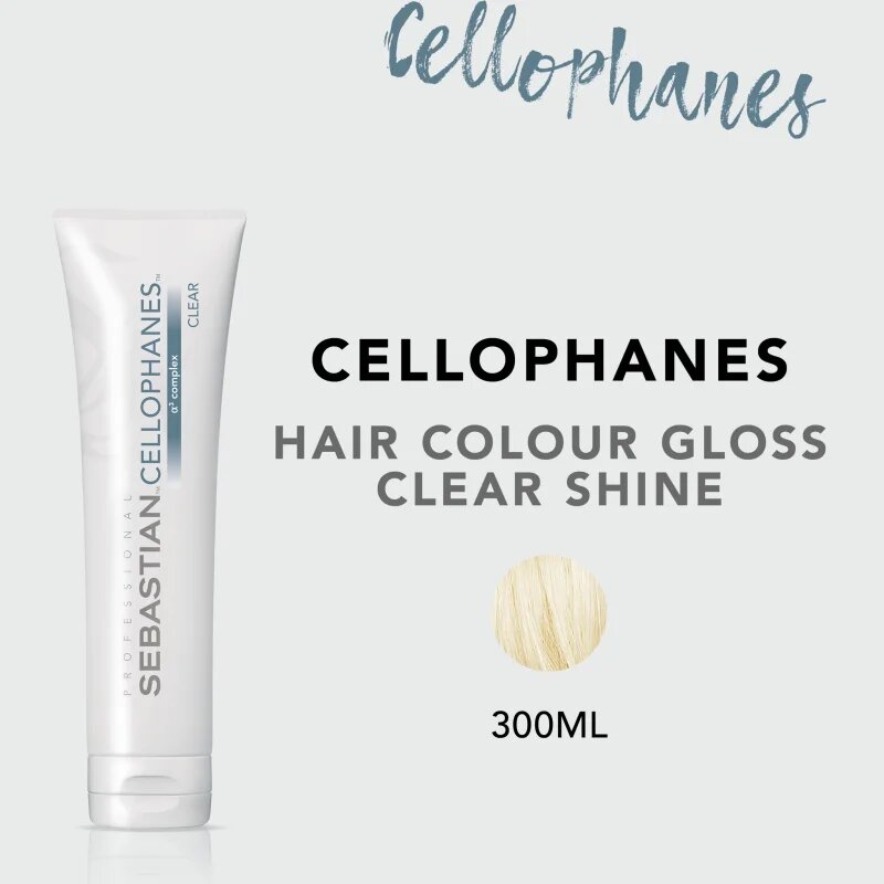 Sebastian Professional Cellophanes mască pentru redarea luciului părului vopsit culoare Clear 300 ml