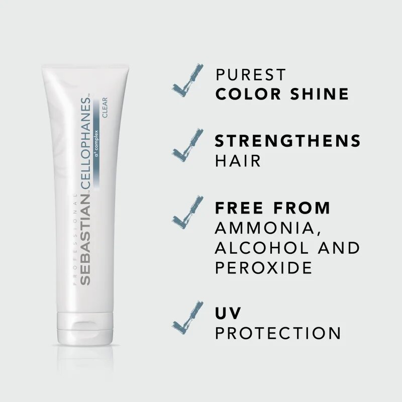 Sebastian Professional Cellophanes mască pentru redarea luciului părului vopsit culoare Clear 300 ml