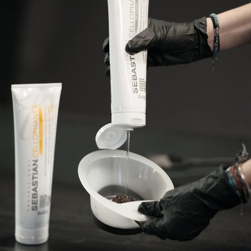 Sebastian Professional Cellophanes mască pentru redarea luciului părului vopsit culoare Clear 300 ml
