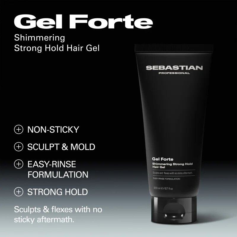 Sebastian Professional Gel Forte gel de par fixare puternică 200 ml