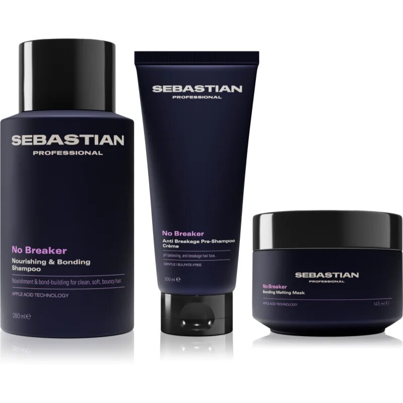 Sebastian Professional No.Breaker Bundle set pentru par deteriorat 3 buc