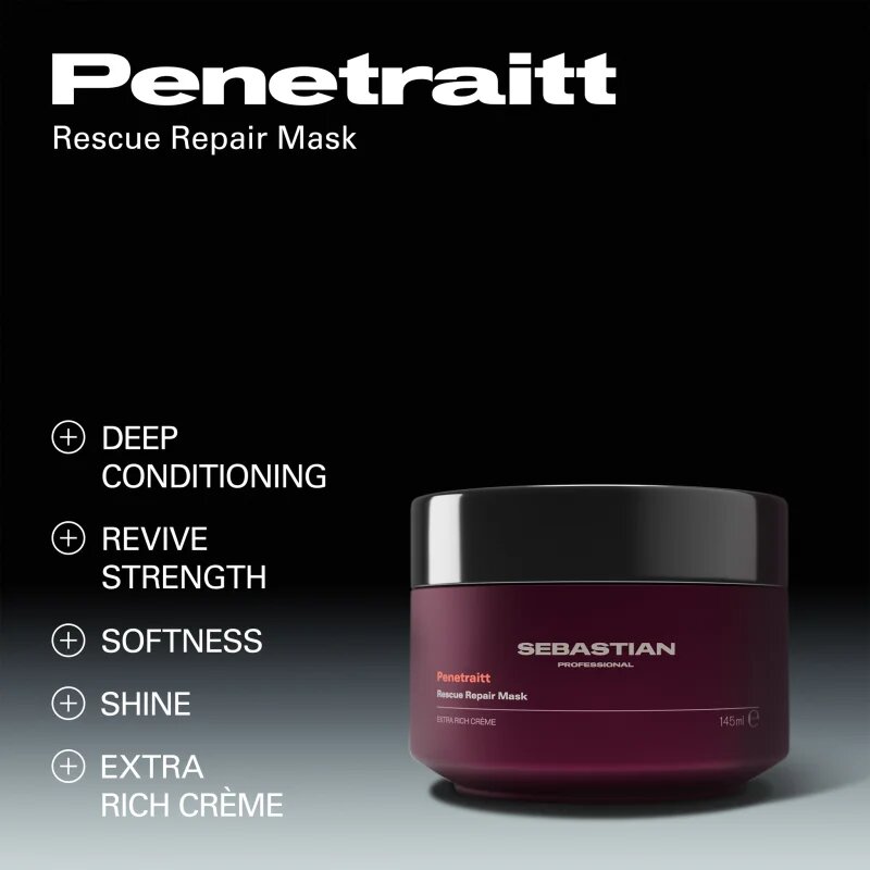 Sebastian Professional Penetraitt masca pentru par degradat sau tratat chimic 145 ml