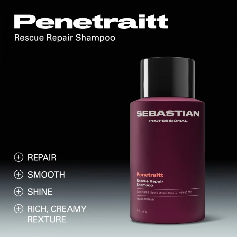 Sebastian Professional Penetraitt șampon pentru par degradat sau tratat chimic 1000 ml