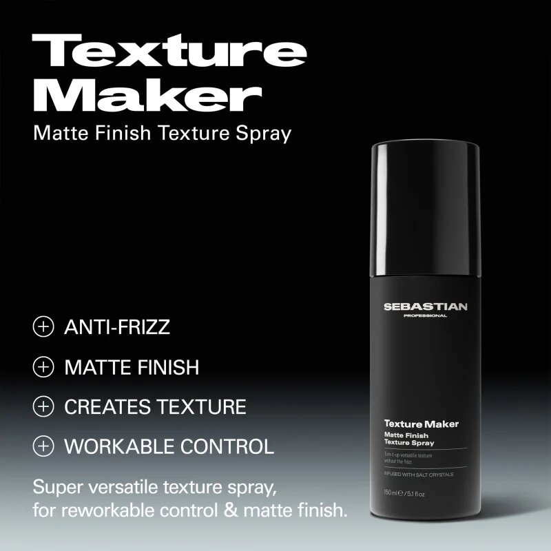 Sebastian Professional Texture Maker spray pentru un aspect mat 150 ml