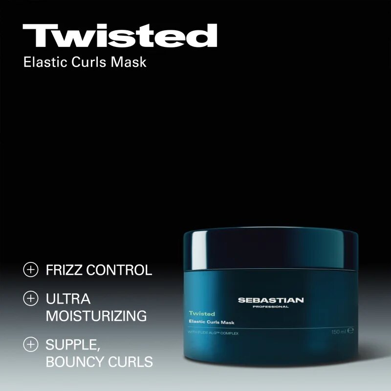 Sebastian Professional Twisted masca pentru păr creț 150 ml