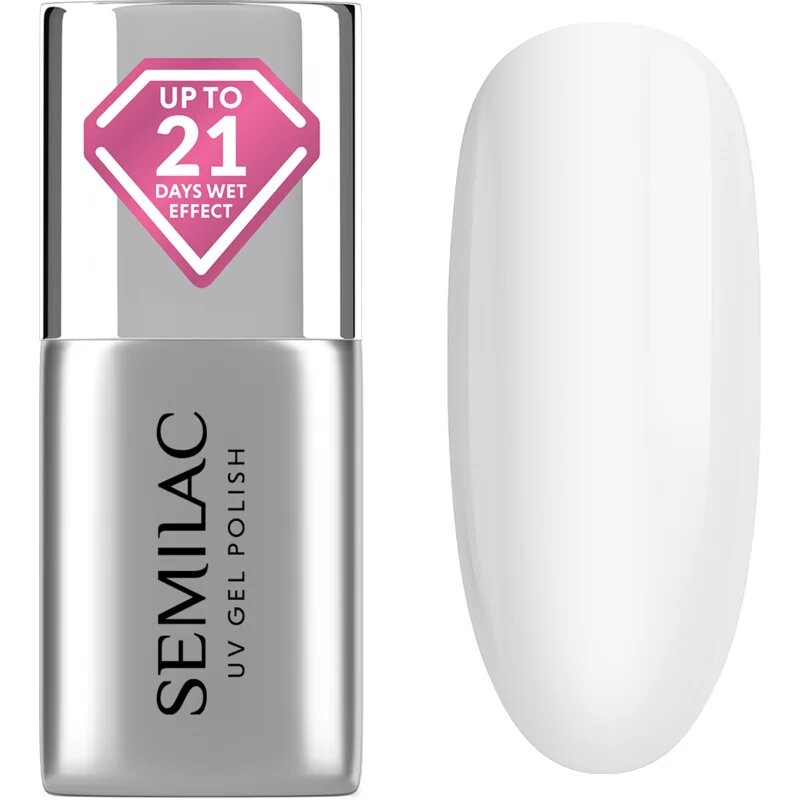 Semilac UV Gel Top Get Wet lac gel de unghii pentru acoperirea superioară 7 ml