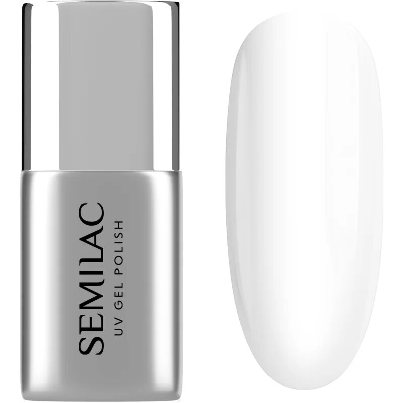 Semilac UV Gel Top No Wipe Real Color strat de acoperire pentru protecție perfectă și strălucire intensă 7 ml