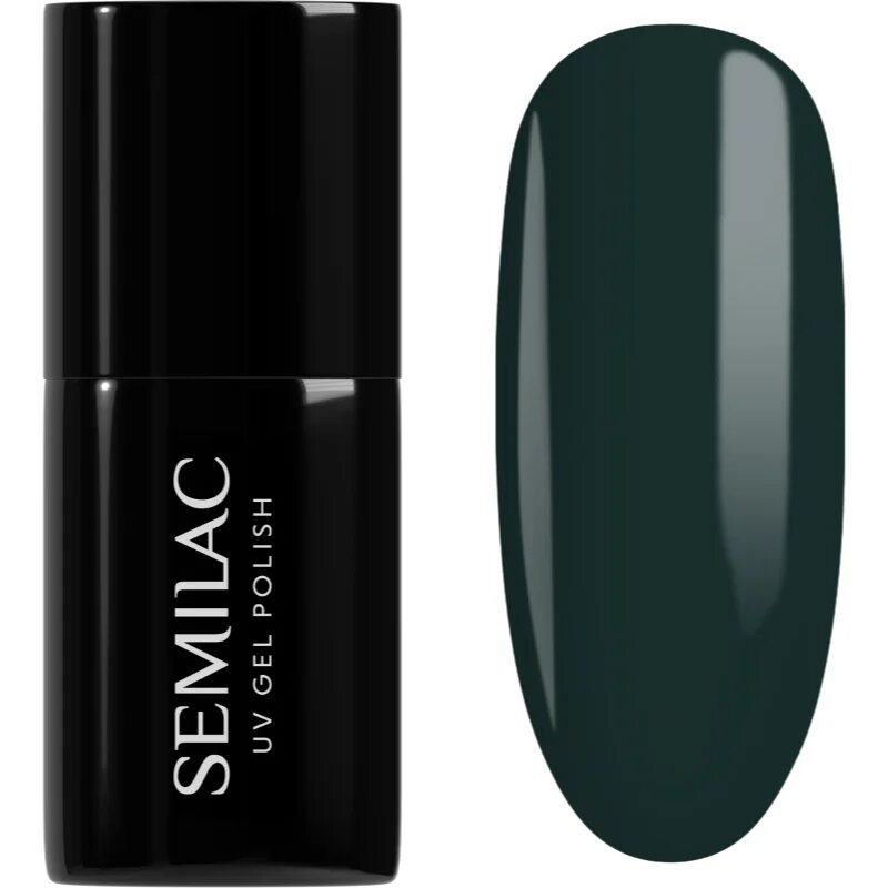 Semilac UV Hybrid Into Her Tenderness lac de unghii sub forma de gel culoare 422 Deep Forest Green 7 ml