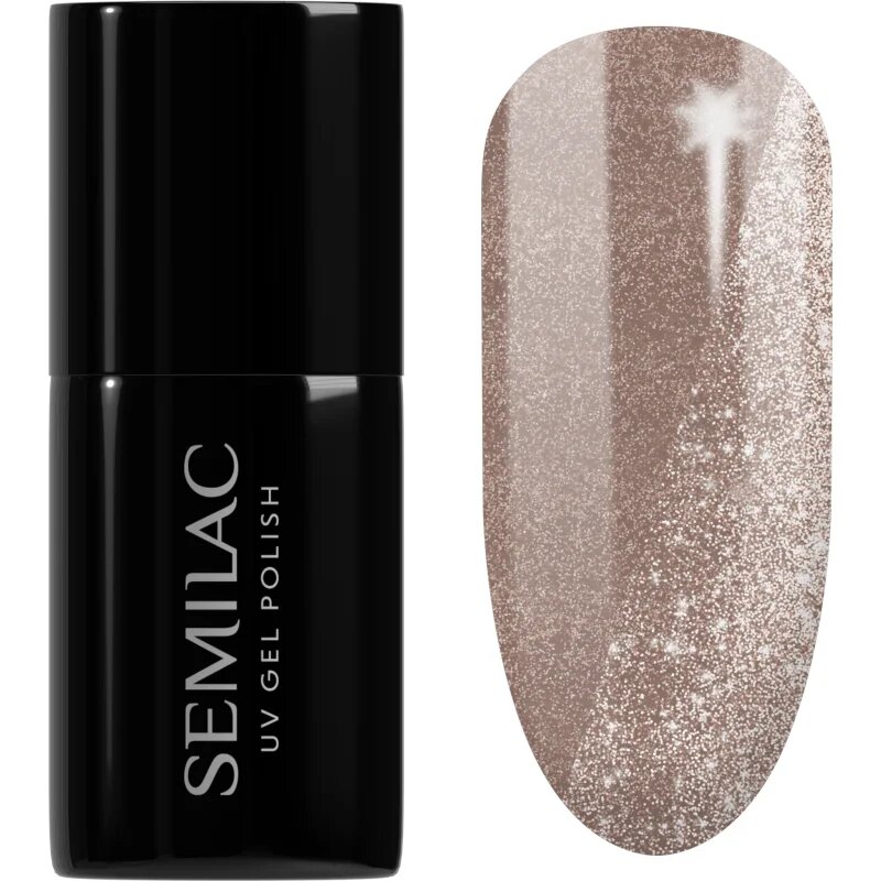 Semilac UV Hybrid New YEAAH unghii cu gel folosind UV / lampă cu LED culoare 408 Less Sugar 7 ml