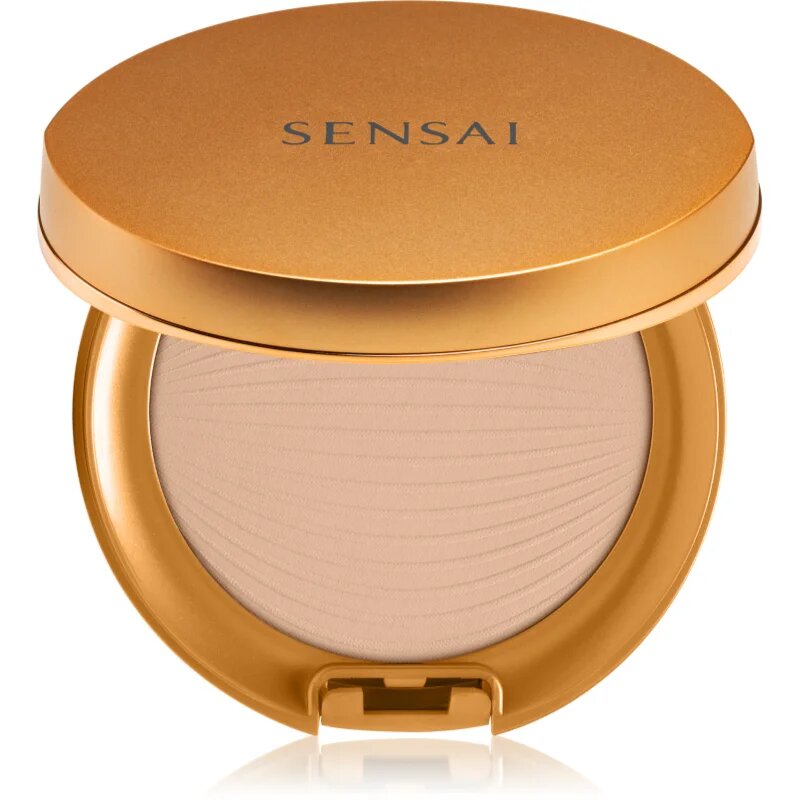 Sensai Silky Bronze Natural Veil Compact pudra compacta pentru strălucirea și netezirea pielii culoare SC02 Natural 85 g