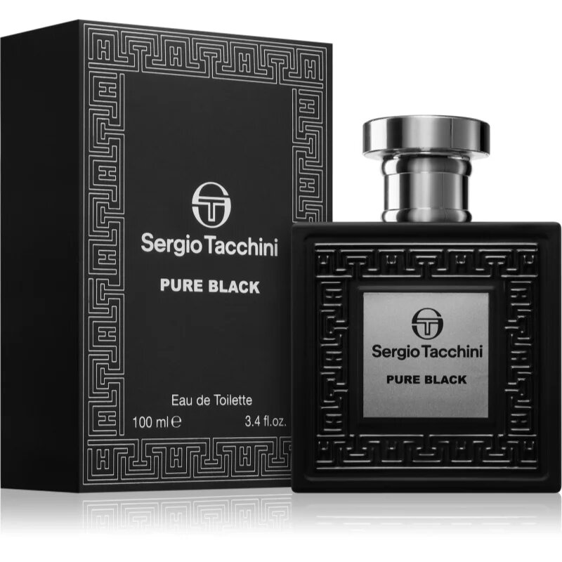 Sergio Tacchini Pure Black Eau de Toilette pentru bărbați 100 ml