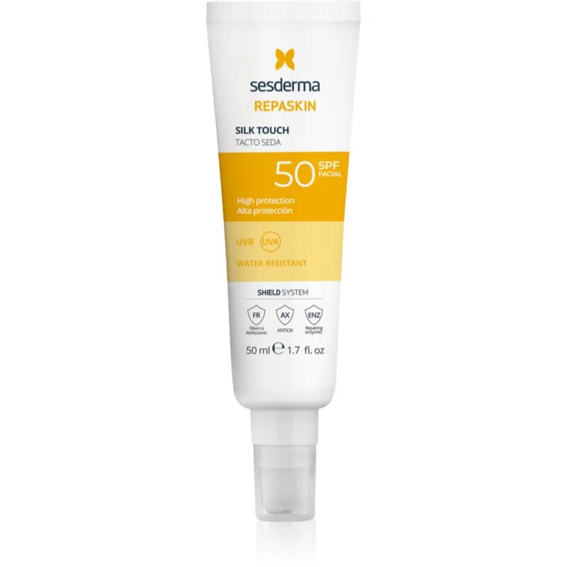 Repaskin Silk Touch crema de soare pentru fata SPF 50 50 ml