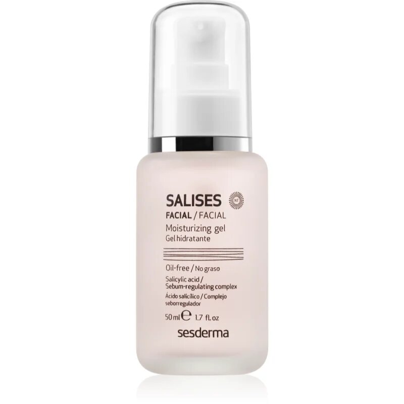 Sesderma Salises gel hidratant pentru tenul gras predispus la acnee 50 ml