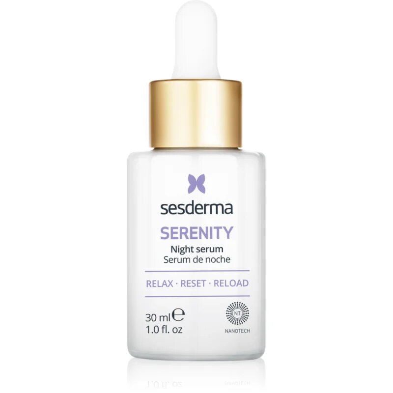Serenity ser de noapte pentru regenerarea pielii cu efect de revitalizare 30 ml