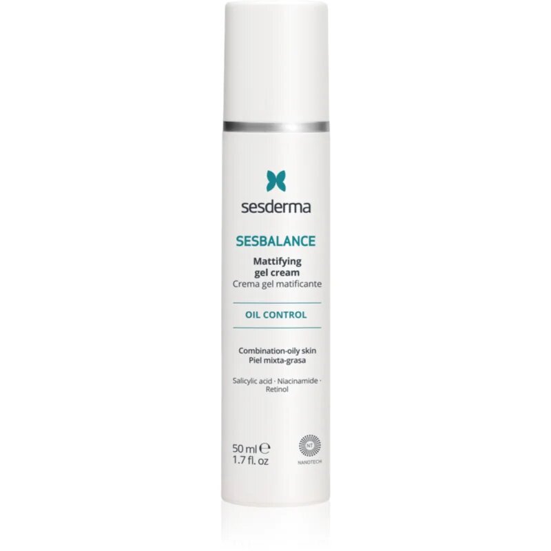 Sesderma Sesbalance Mattifying Gel-Cream crema gel matifiant cu acid salicilic 50 ml