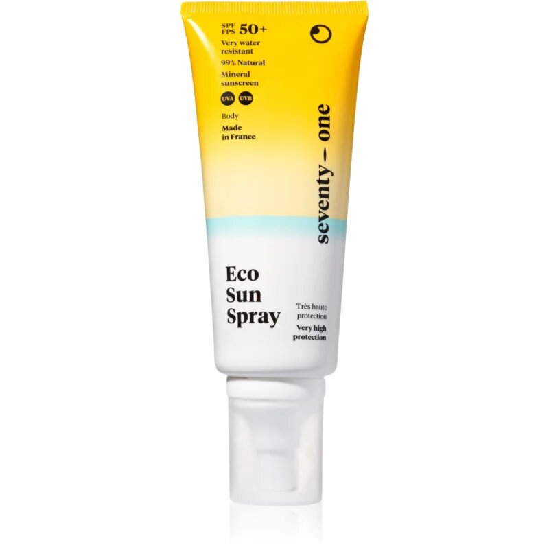 SeventyOne Eco Sun Spray SPF50+ spray solar cu o protectie UV ridicata SPF 50+ 100 ml