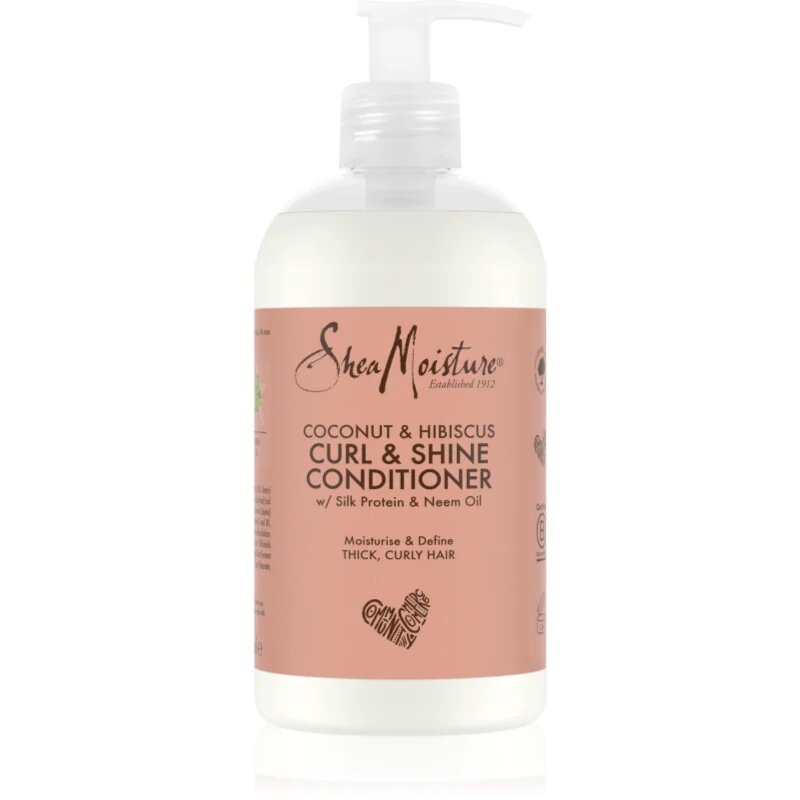 Shea Moisture Coconut & Hibiscus balsam pentru păr creț 384 ml