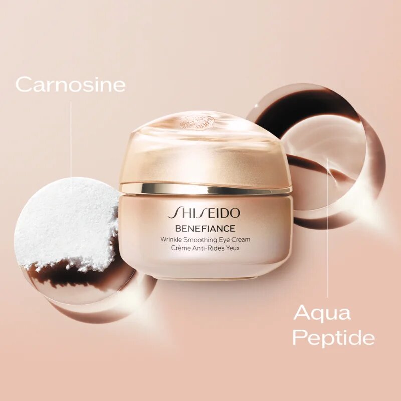 Shiseido Benefiance Wrinkle Smoothing Eye Cream crema hranitoare de ochi pentru a reduce ridurile 15 ml