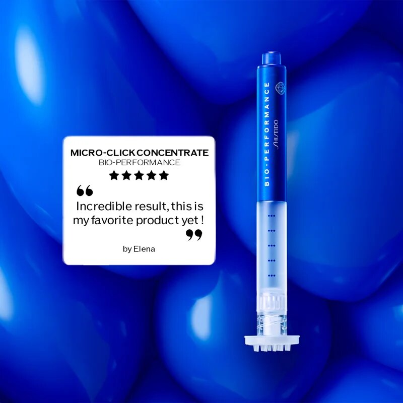 Shiseido Bio-Performance Micro-Click Concentrate ser concentrat in baton aplicator 1.4 ml