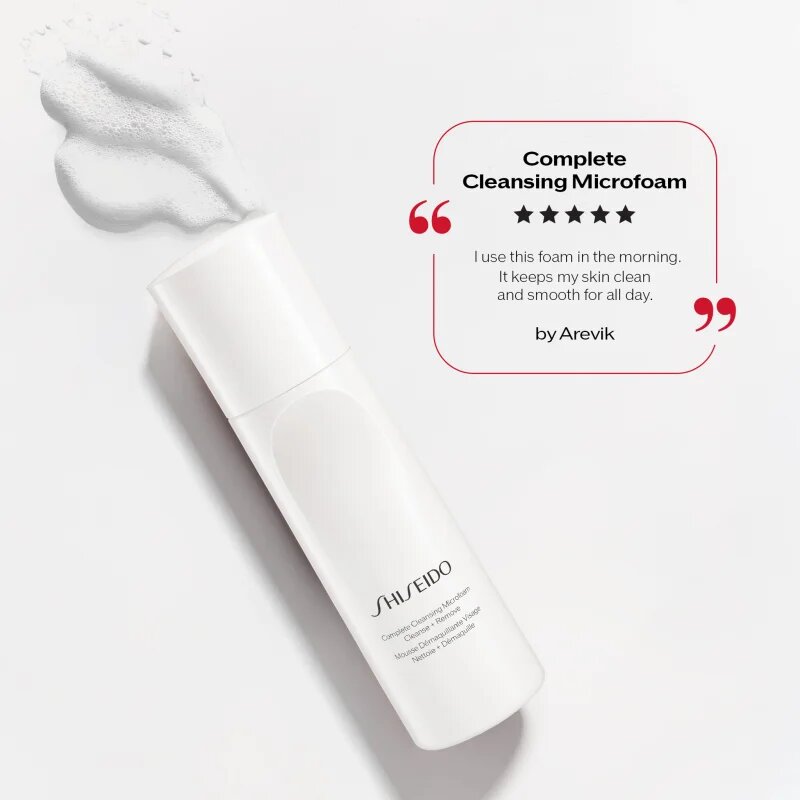 Shiseido Generic Skincare Complete Cleansing Micro Foam spuma de curatare cu efect de hidratare 180 ml