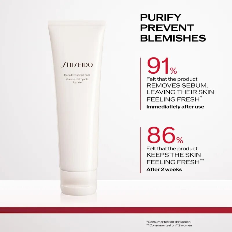 Shiseido Generic Skincare Deep Cleansing Foam Spuma curatare intensa. pentru ten gras si problematic 125 ml