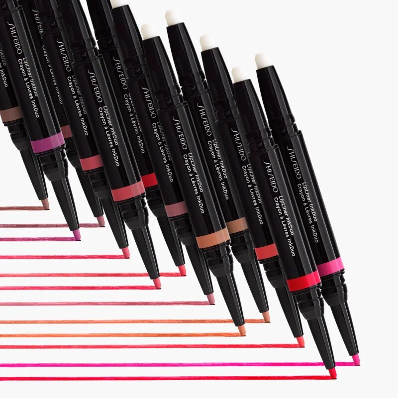 Shiseido LipLiner InkDuo ruj și creion pentru conturul buzelor balsam culoare 02 Beige 1.1 g
